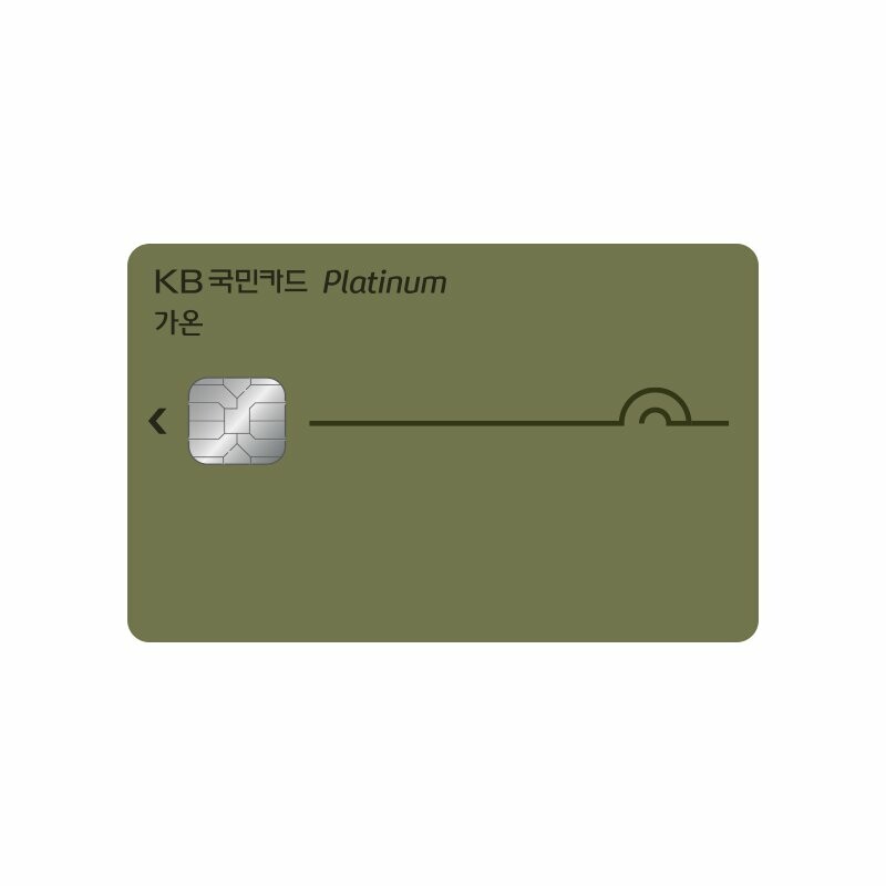 KB국민 가온플래티늄카드