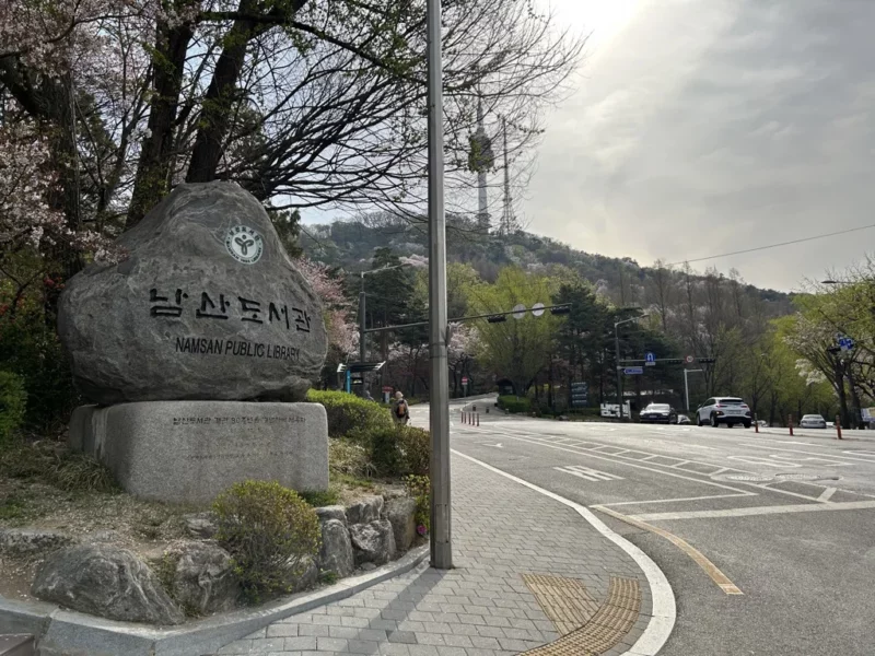 남산 벚꽃길 코스 및 남산 소월길, N서울타워 걷기
